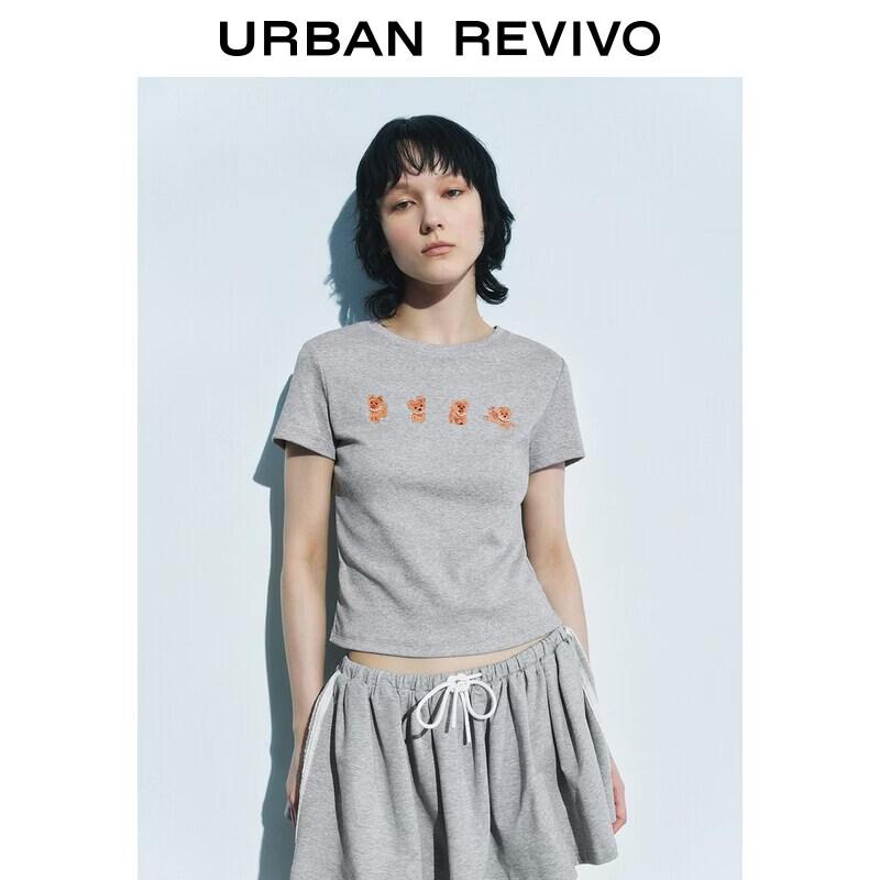 

UR2026 Women s Fun Dog Print T-Shirt S