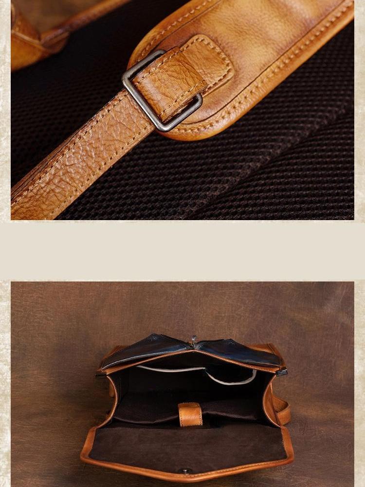 Johnature Vintage originální kožený batoh Dámská taška Volný čas Velkokapacitní cestovní taška z pravé hovězí kůže Kreativní batohy