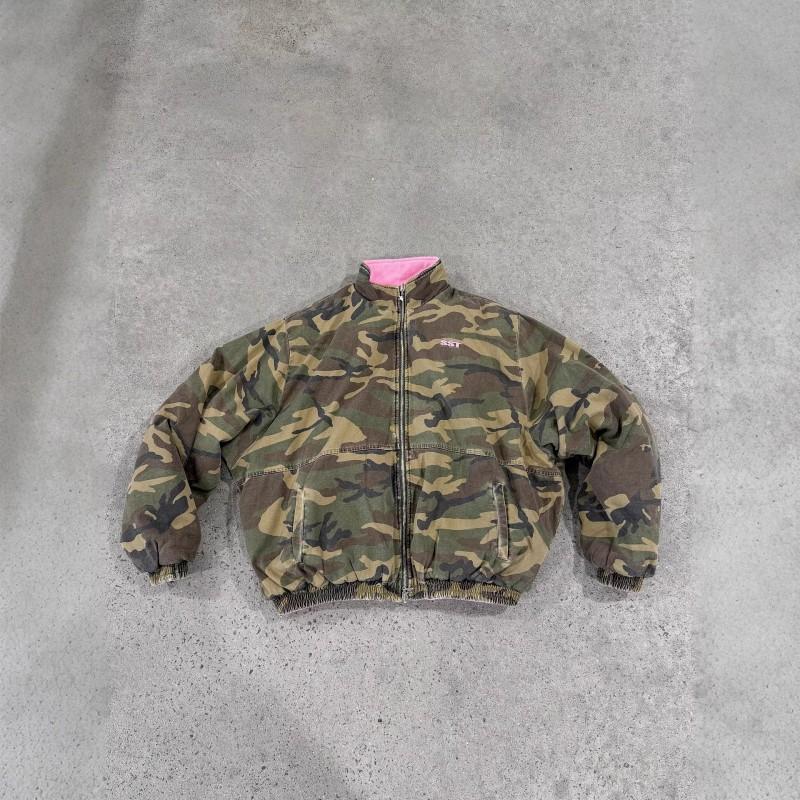 Unisex Oversized Hooded Zip-Up Sweatshirt With 3D Print Streetwear Style Loose Fit Double-Sided Wear