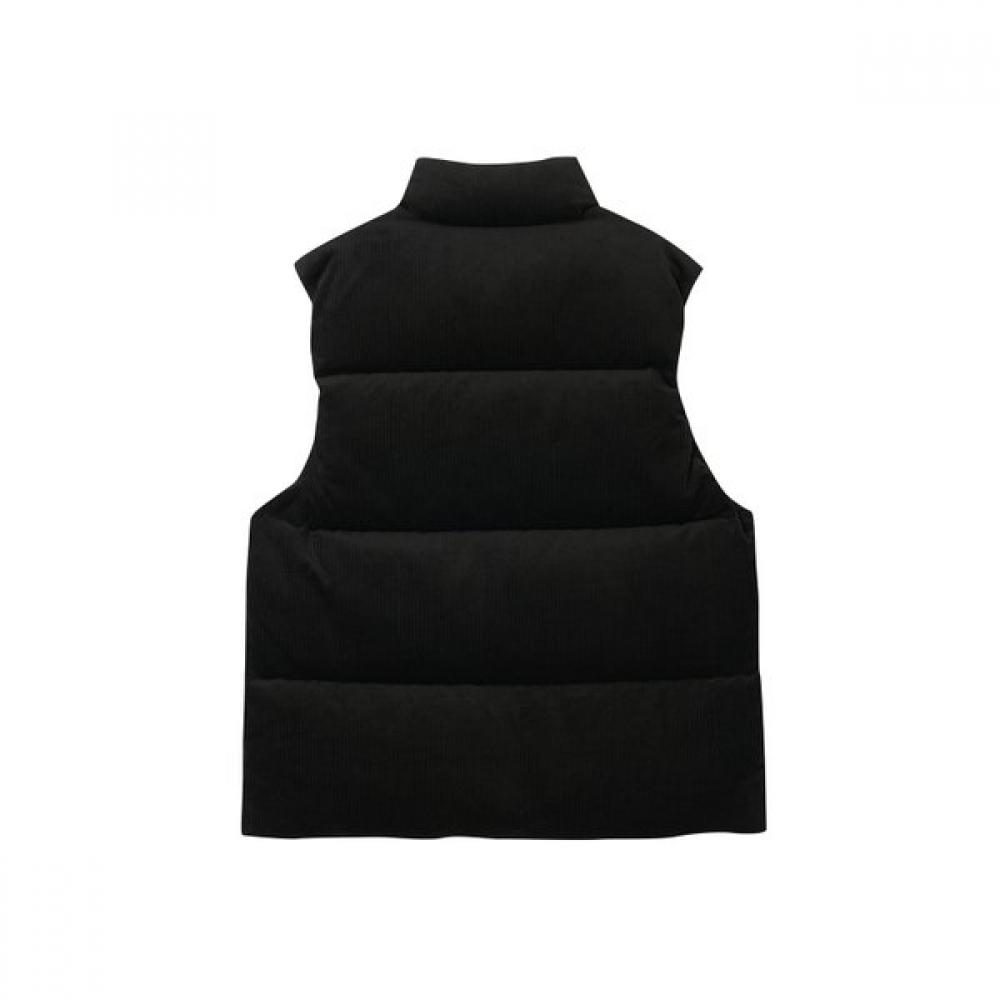 Kangol Corduroy Puffer Vest Down Black 6143