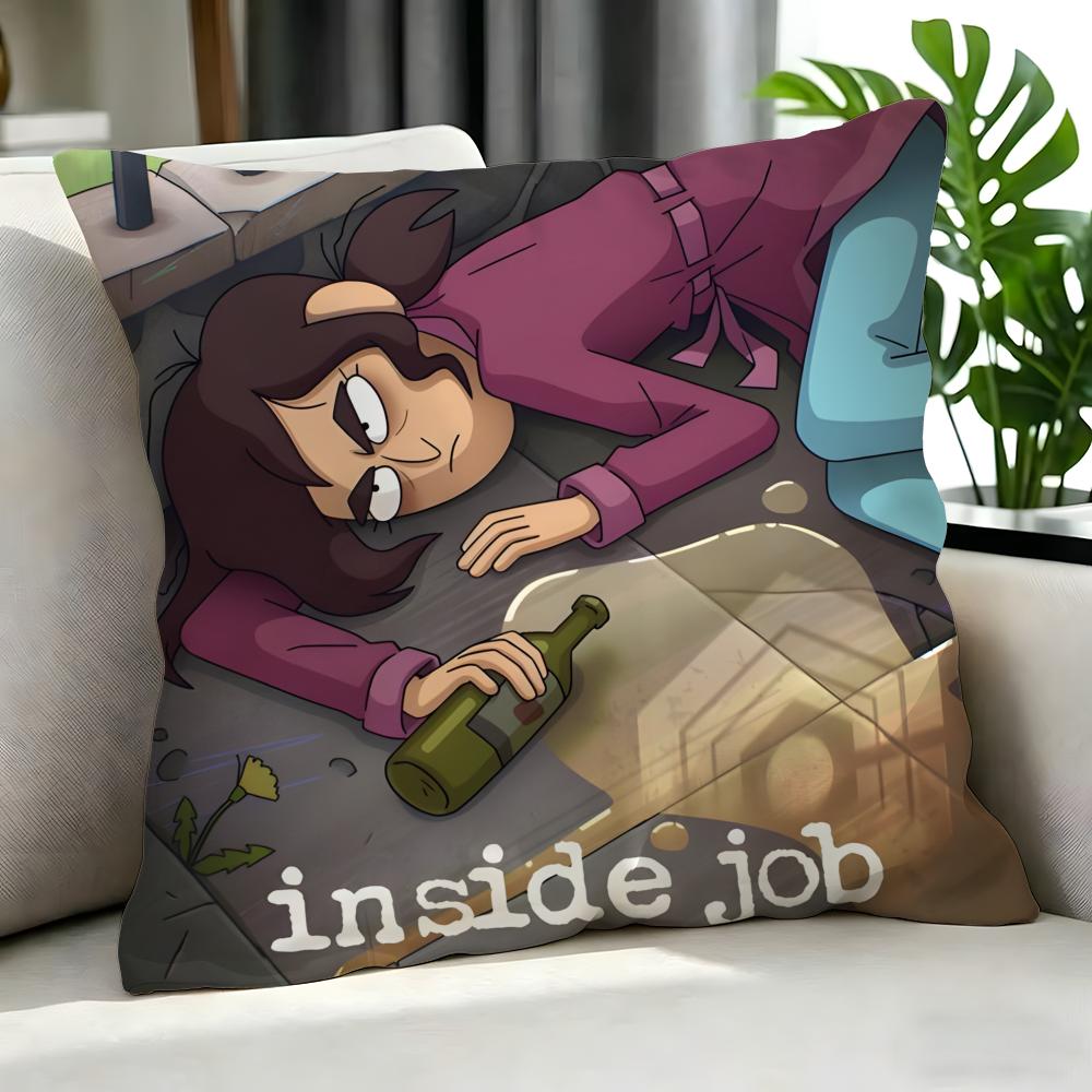 cartoon Inside Job Cushion Cover Cushion Cover Set Pcs x x x Pillowcase Decorative Sofa Home Decor
