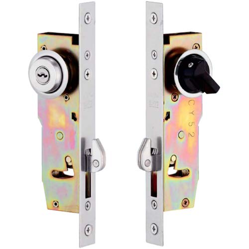 

MIWA Lock MIWA SL77-1 Sliding Door Lock with 3 U9 Keys, Replacement for Entrance, Storage, Door Thickness: 25-32mm