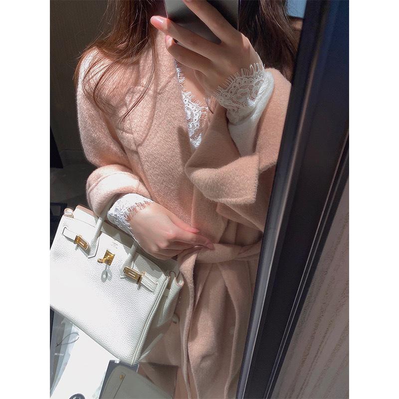 2026 Spring Women's White Lace Mesh Layered Shirt – French Chic Style