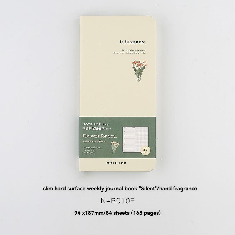 1PC Self Filling Weekly Notes, Handbooks, Whispers, Silent Literature and Art, Forest Series, Fresh Retro Week Plan Book
