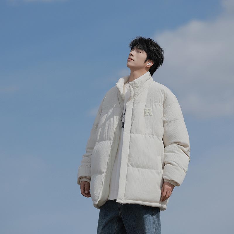 Corduroy Cotton Jacket for Men and Women, Winter Jacket for Korean Style Cotton Jacket for Thickened Couples