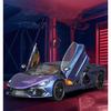 1/24 Lamborghini Revuelto Alloy Sports Car Model Diecast Metal Toy Racing Super Car Vehicles Model Sound and Light Simulation Childrens Gift