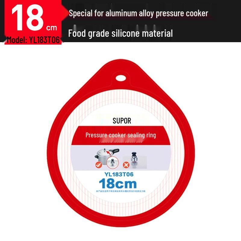 Supor Stainless Steel Pressure Cooker Seal Ring - Genuine High-Pressure Rubber Accessory