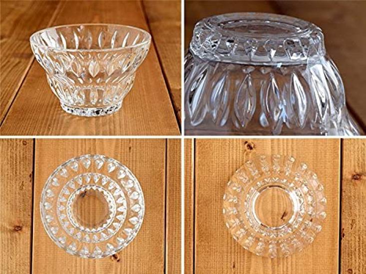 Tableware East Shine Glass Dessert Small Dinnerware Set Cup, 200cc, Bowl,