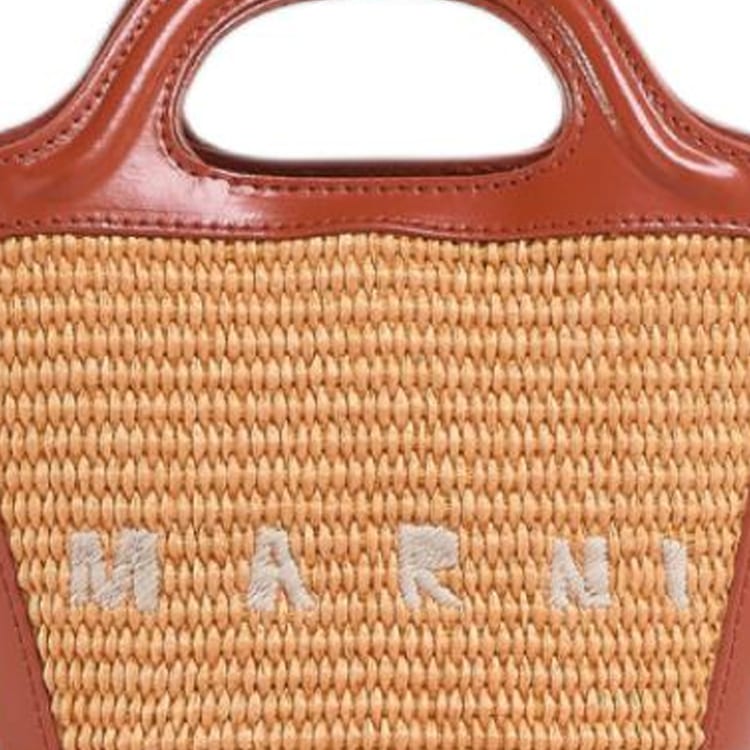 Marni Tropicalia Logo Embroidered Micro Tote Bag BMMP0067Q0P3860ZO709