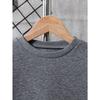 European Sizes Kids' Fashion Round Neck Pullover Sweater, Fall Winter Long Sleeve Top, Cool Soccer Print, Suitable for Daily Casual Wear