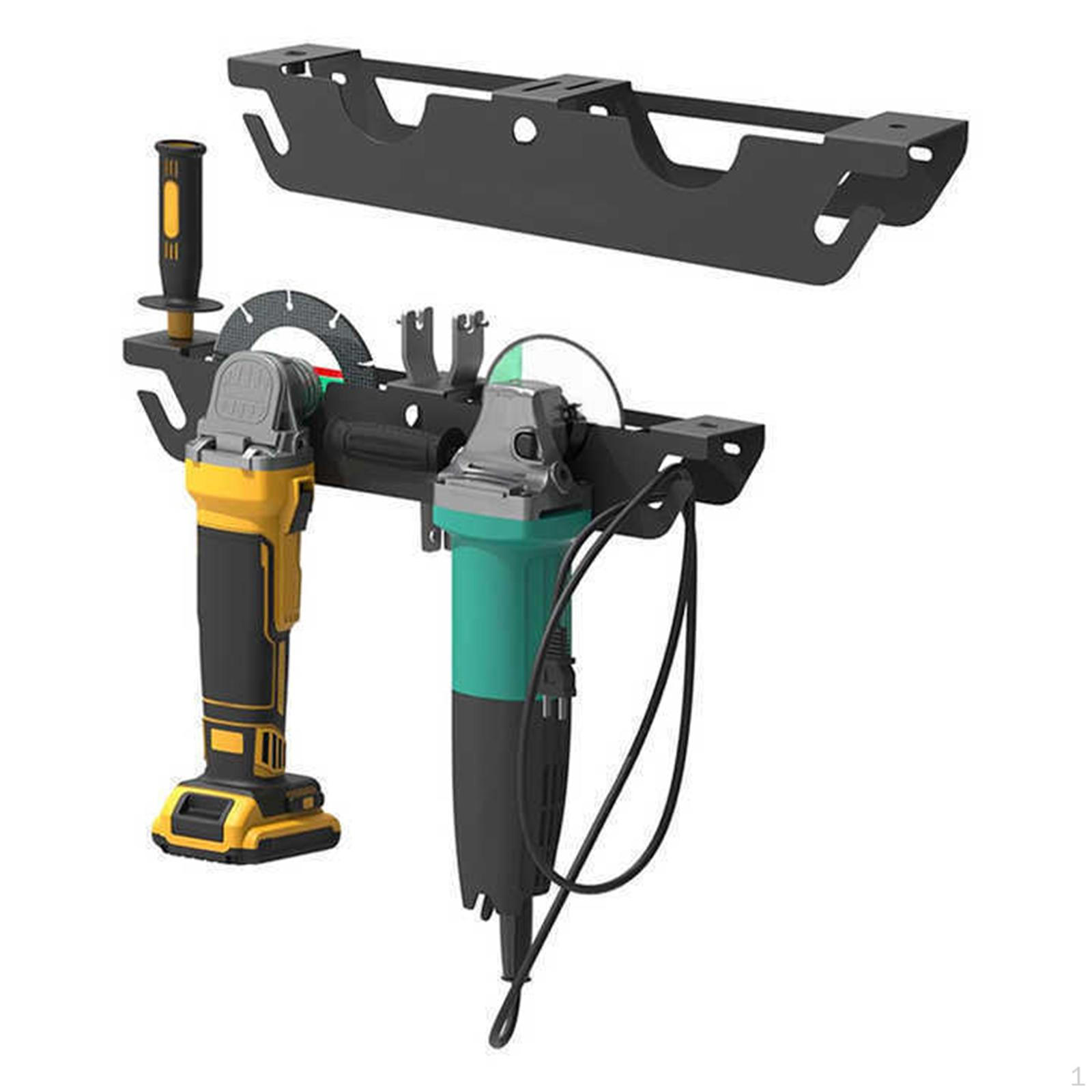 

Держатель для угловой шлифмашины Стойка Электроинструмент Легкая установка Железный настенный органайзер Кронштейн