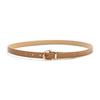 Women Golden Color C-Body Buckle Leather Belt Korean Belt Version Fashion Fine C3P4