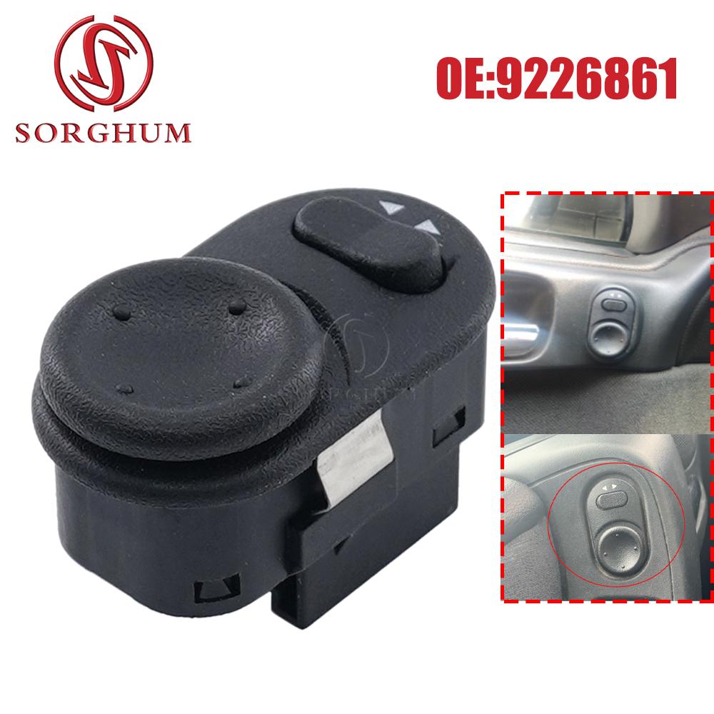 SORGHUM 9226861 Rear View Side Mirror Switch Adjust Control Knob For Opel A G F Corsa Meriva Vectra B Zafira A Vauxhall 9226863