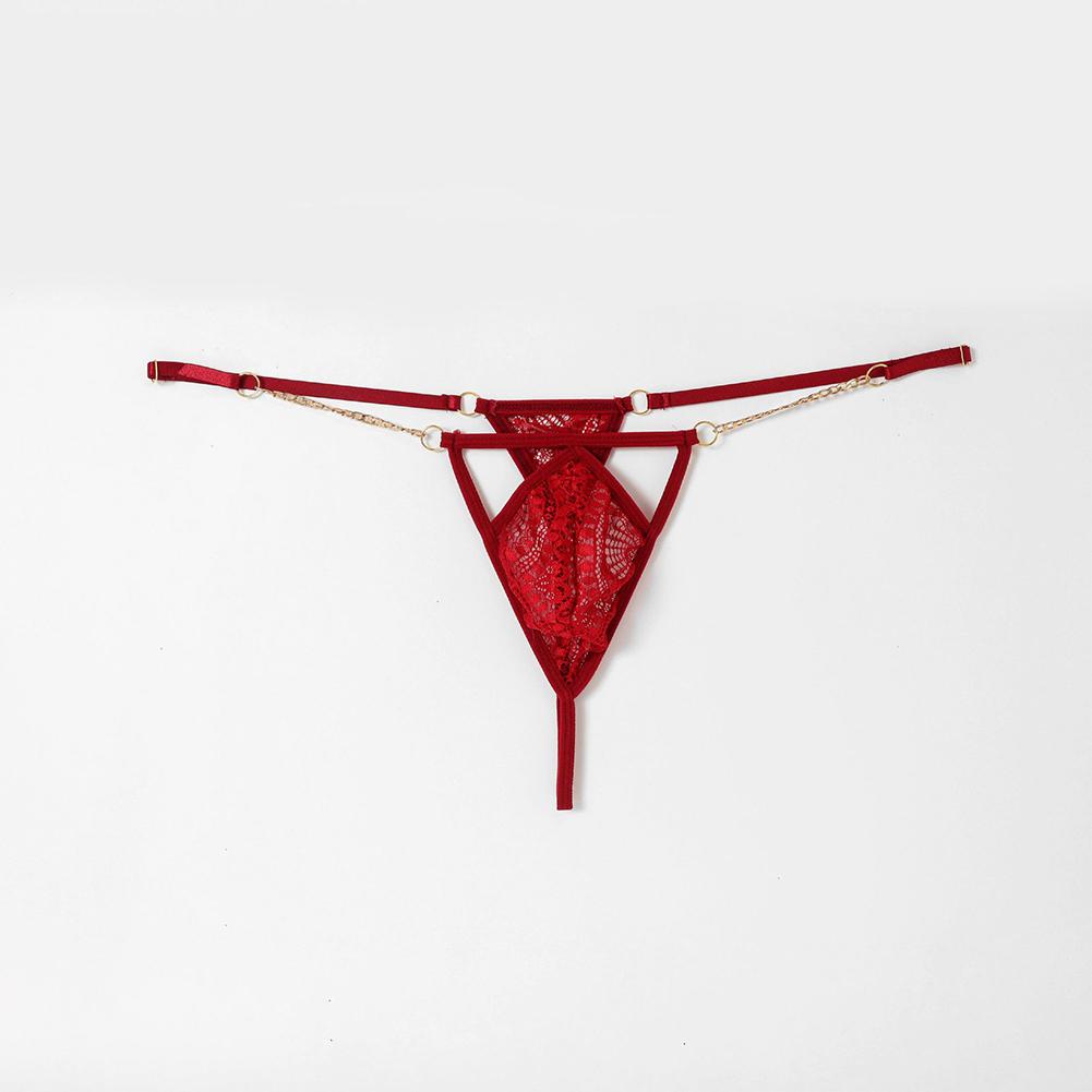 Höschen für Herren, durchsichtig, transparent, Sissy, einfarbig, T-Rücken