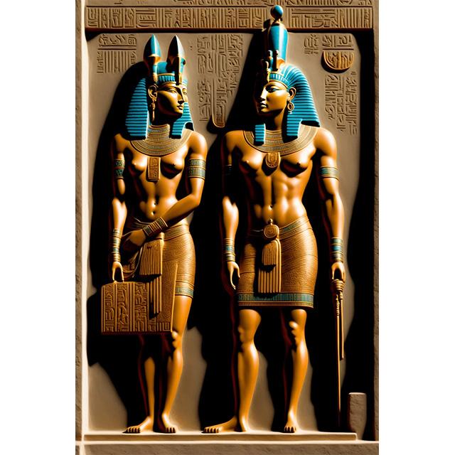 

Египетский рельеф в гробницах фараонов Принты Постер Холст Картина Современное настенное искусство Картина Гостиная Спальня Домашний декор 21x30cm No Framed