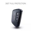 2x Black Car Key Fob Cover Case Holder For Volkswagen Golf MK8 ID.4 -2024