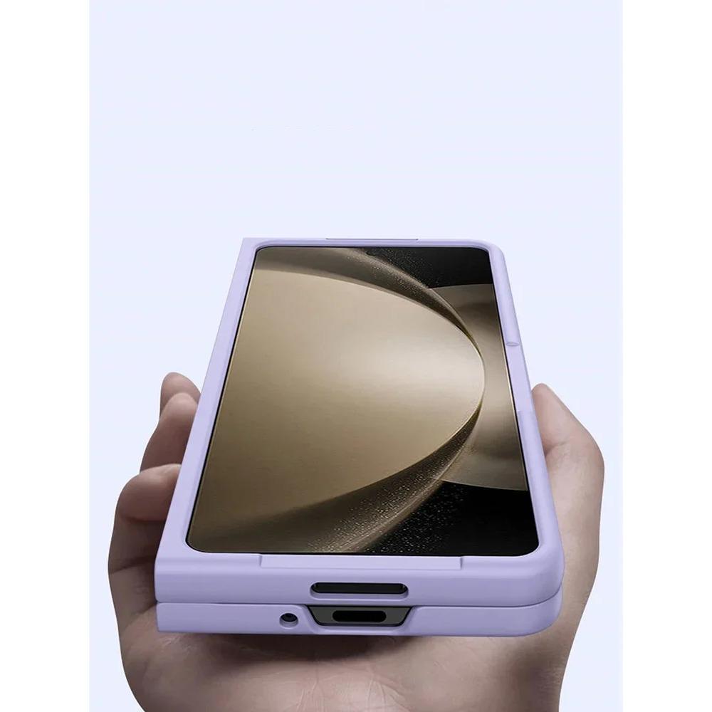 Ultra Thin Phone Case for Samsung Galaxy Z Fold 7 6 5 4 3 with Stylus Pen Slot Stand Plastic Fold Shockproof Protect Hard Cover