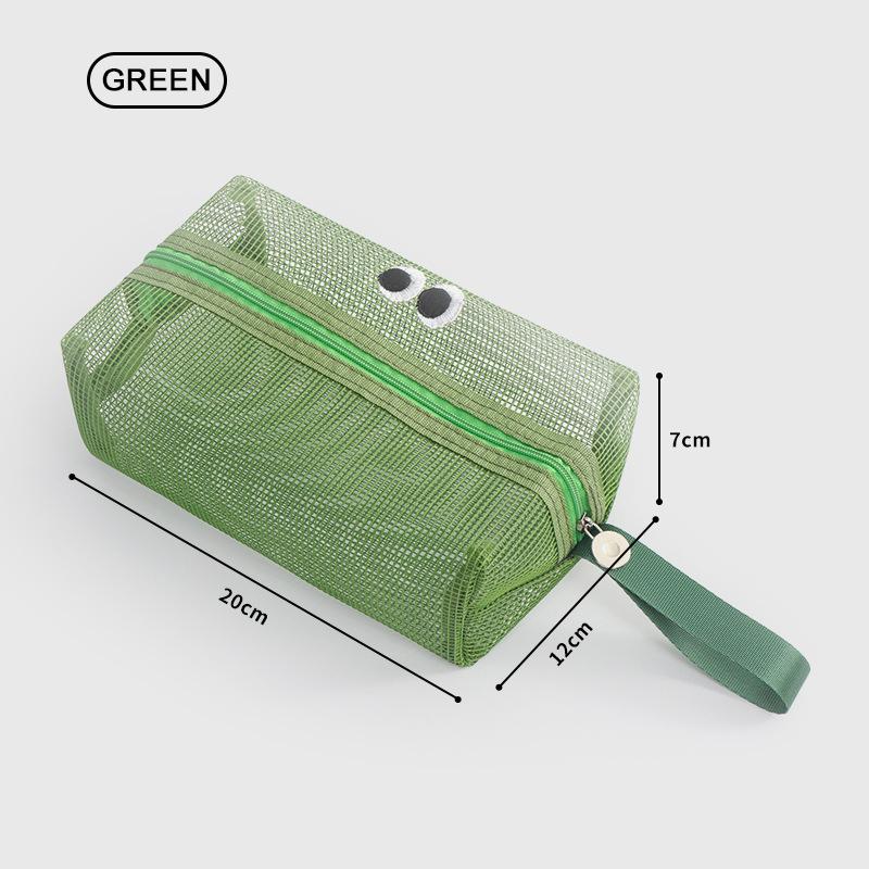 Mesh Breathable Toiletry Bag, Storing Toothbrushes, Towels, Skincare Products, Portable for Travel and Business Trips