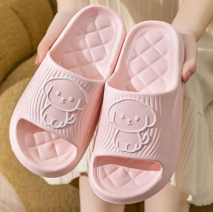 Hausschuhe Sandalen und Hausschuhe Damen Home Weiche Sohlen Rutschfeste Hunde Cartoon Hausschuhe Cartoon Hausschuhe Männlich Sommer