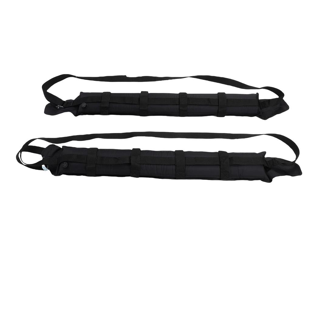 1 Pair Inflatable Soft Roof Rack Bar Luggage Carrier Auto Inflation Portable Weatherproof Universal Soft Roof Rack for
