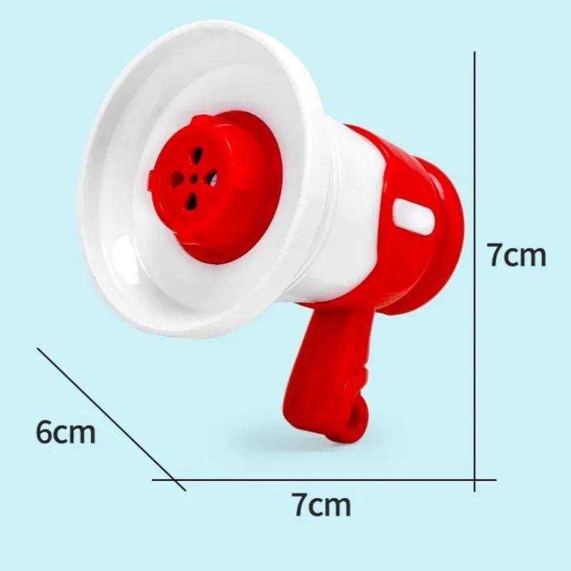 1-20PCS Mini Recording Trumpet Keychain Funny Prank Pendant Decompression Toy for Stress Relief Keychain Hanging Ornament