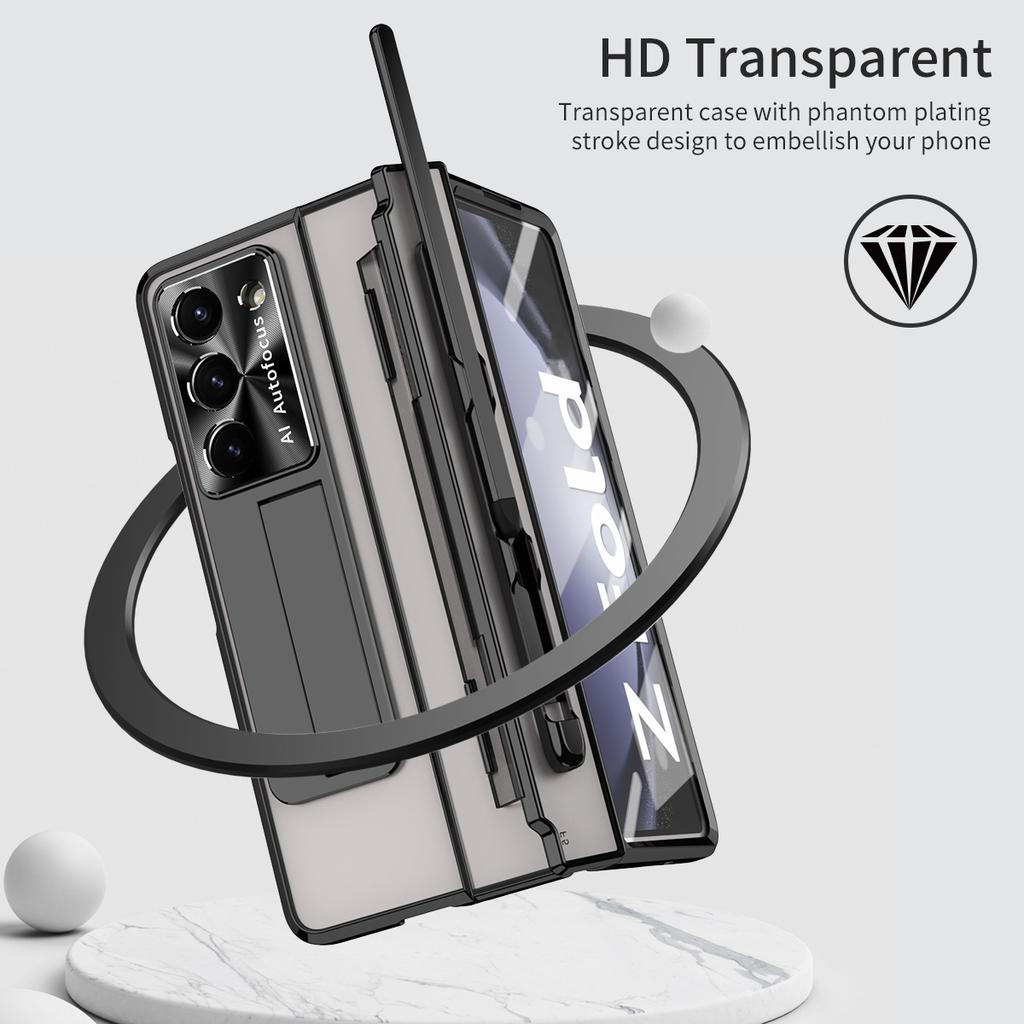 For Samsung Galaxy Z Fold6 5G Case Kickstand Hard PC Phone Cover