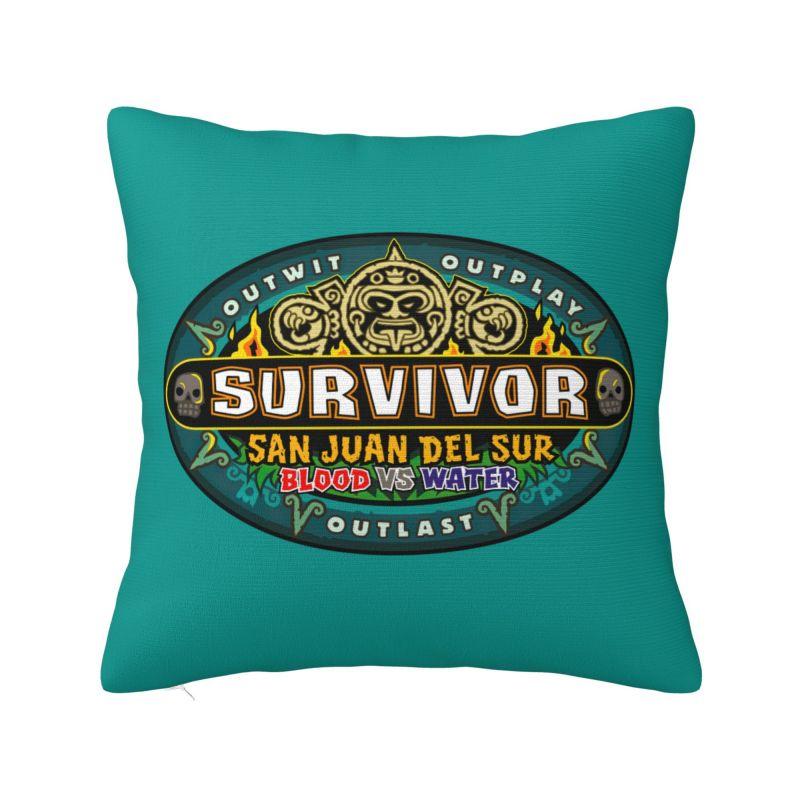 Adventure Game TV Show Survivor Throw Pillow Case Home Decorative Nordic Cushions Cover For Sofa Car Seat Polyester Pillowcase
