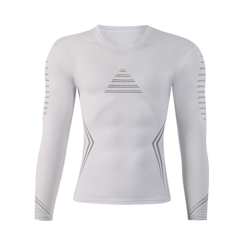 Men's Quick-Dry Long Sleeve Sports Top for Basketball, Running, and Training