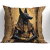 Federa artistica a tema Anubi dell'antico EgittoAdatta per divano auto camera da letto copricuscino decorativo federa cuscinon,(1)