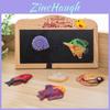 Holztiermagnet-Set mit rundem Design für Heimdekoration und als Geschenk