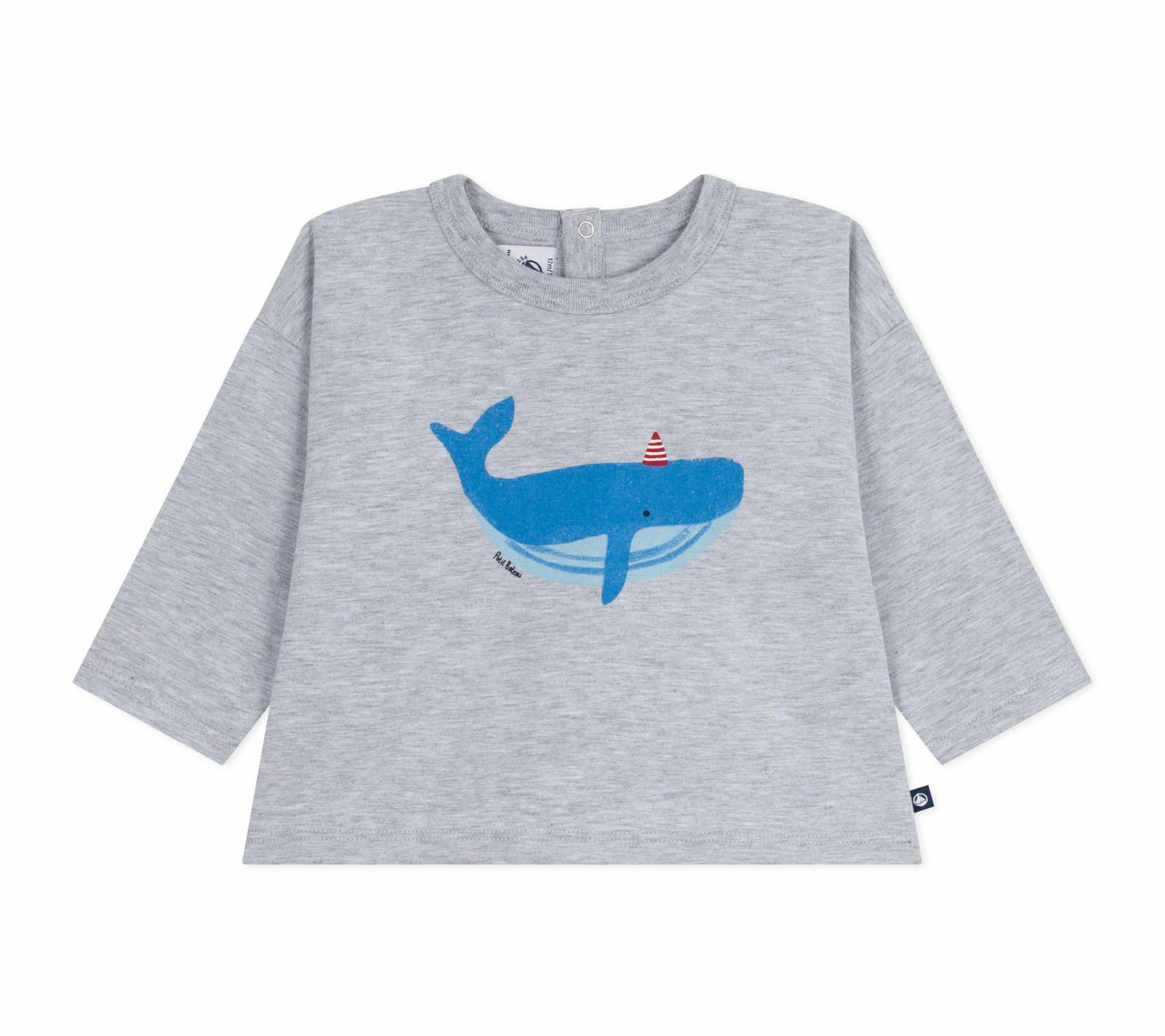 

Petit Bateau Лонгслив A0EE2 Серый 36 месяцев 95 см Футболка серый