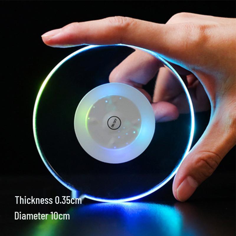 Wine Glass Cocktail Glow Coaster – Illuminated Base for Bar and Bartending