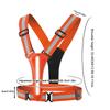 5 Lights Colors High Visibility Reflective Running Gear Rechargeable Light up Running Vest for Walking Running Cycling