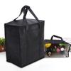 Pungă termică portabilă nețesută Folie de aluminiu pliabilă, rezistentă la apă, de capacitate mare, pentru picnic, pentru livrare de alimente.