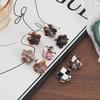 Exquisite Luxury Acetate Floral Hairpin - Small Side Clip for Bangs, Women's Hair Accessory