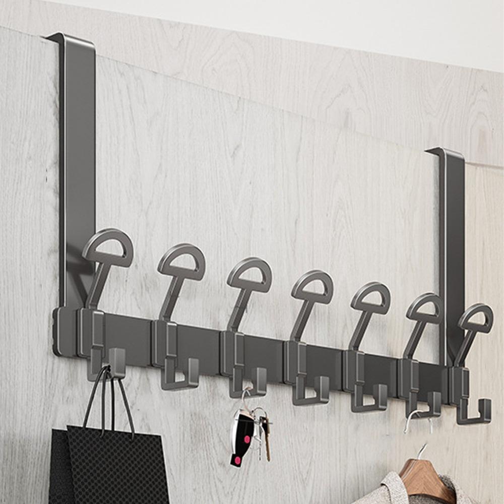 Quick Installation Wall-Mounted Coat Racks 6/7 Hooks Storage Hooks Home Storage