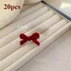 Mini Red Velvet Bow Hair Clips for Girls Sweet Candy Color Velvet Small Bow Knot Hairpins Hairgrips Barrette Hair Accessories