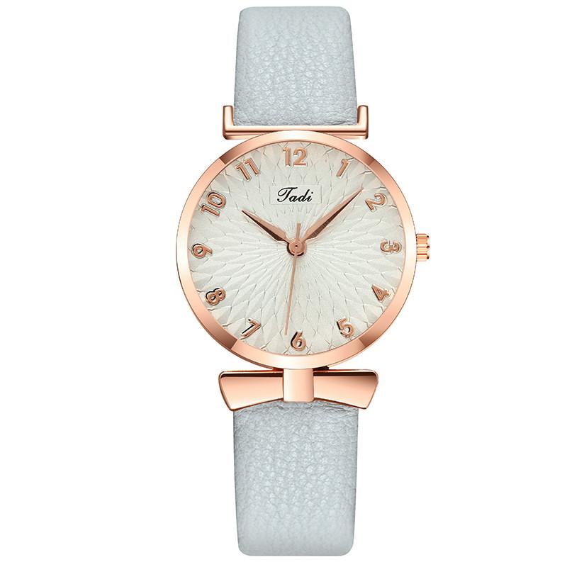 

Pu Leather Strap Wristwatch Quartz Watches for Women Clock Watch Gift