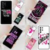 Cheerleader Cheer Pink Quote Cell Phone Case for Samsung Galaxy S26 Ultra S25 S24 S23 S22 S21 S20 Note10 Cover