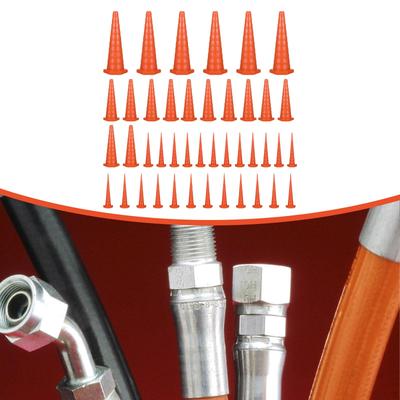 42x Hydraulic Oil Service Plugs,Industrial,Rubber,Multi Pack Hose Line Plugs Large Medium Small