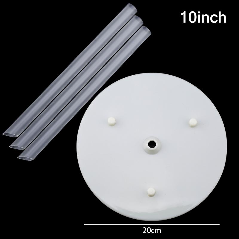 

Multi-layer Cake Stand Reusable Cake Separator Plates and Plastic Cake Dowel Rods Set for Tiered Cake Construction and Stacking