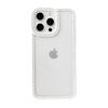 Applicable To IPhone15 Transparent Groove Anti-fall Mobile Phone Case Apple 16 ProMax Candy Rhinestone Magnetic Protective Case