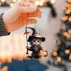 Yousheng Acrylic Cat Pendant Car Hanging Ornament with Lanyard Easy To Hang Adorable Realistic Cat-Shaped Car Pendant Party Charm