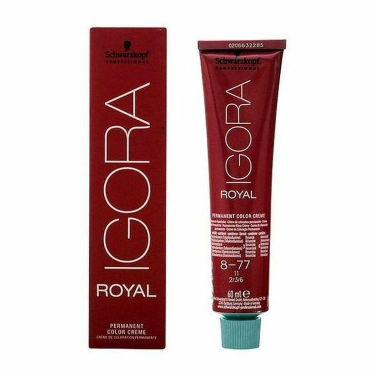 

Перманентная краска Igora Royal Schwarzkopf Igora Royal 8-77 № 9.0-очень светлый блонд № 8.0-светлый блонд 60 мл