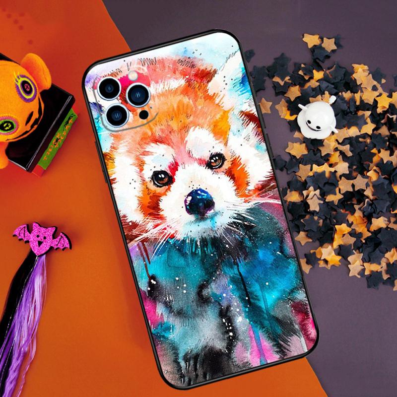 Red Panda Bumper Case For iPhone 16 15 14 Pro Max 11 12 13 Pro Max Mini XR 15 16 Plus 16e Phone Cover