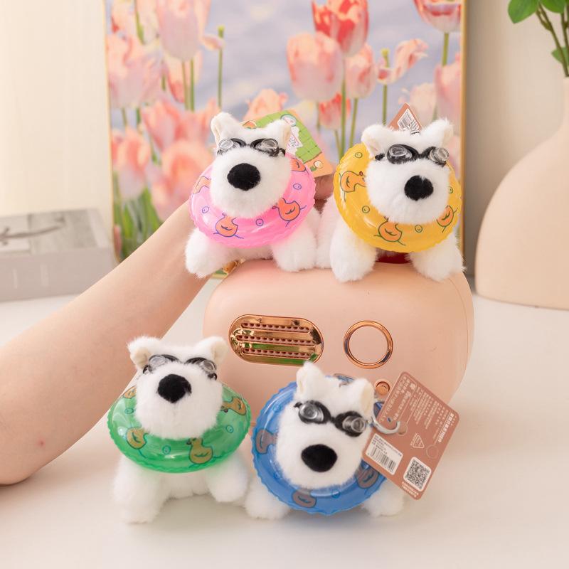 New Scribbled Puppy West Highland Bag Pendant Cute Doll Keychain To Send Girlfriend Gifts