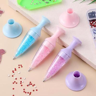 Vasformad Punktborrpenna 5D Diamantbroderi Punktborrpenna DIY Hantverk Diamantkonst Korsstygn Broderi Sybehör