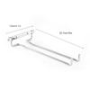 Home Bar Simple Iron Glasses Holder Fashionable Wall Mounted Wall Mounted Rack Single Row Space Saving Single Row Rack Bathroom