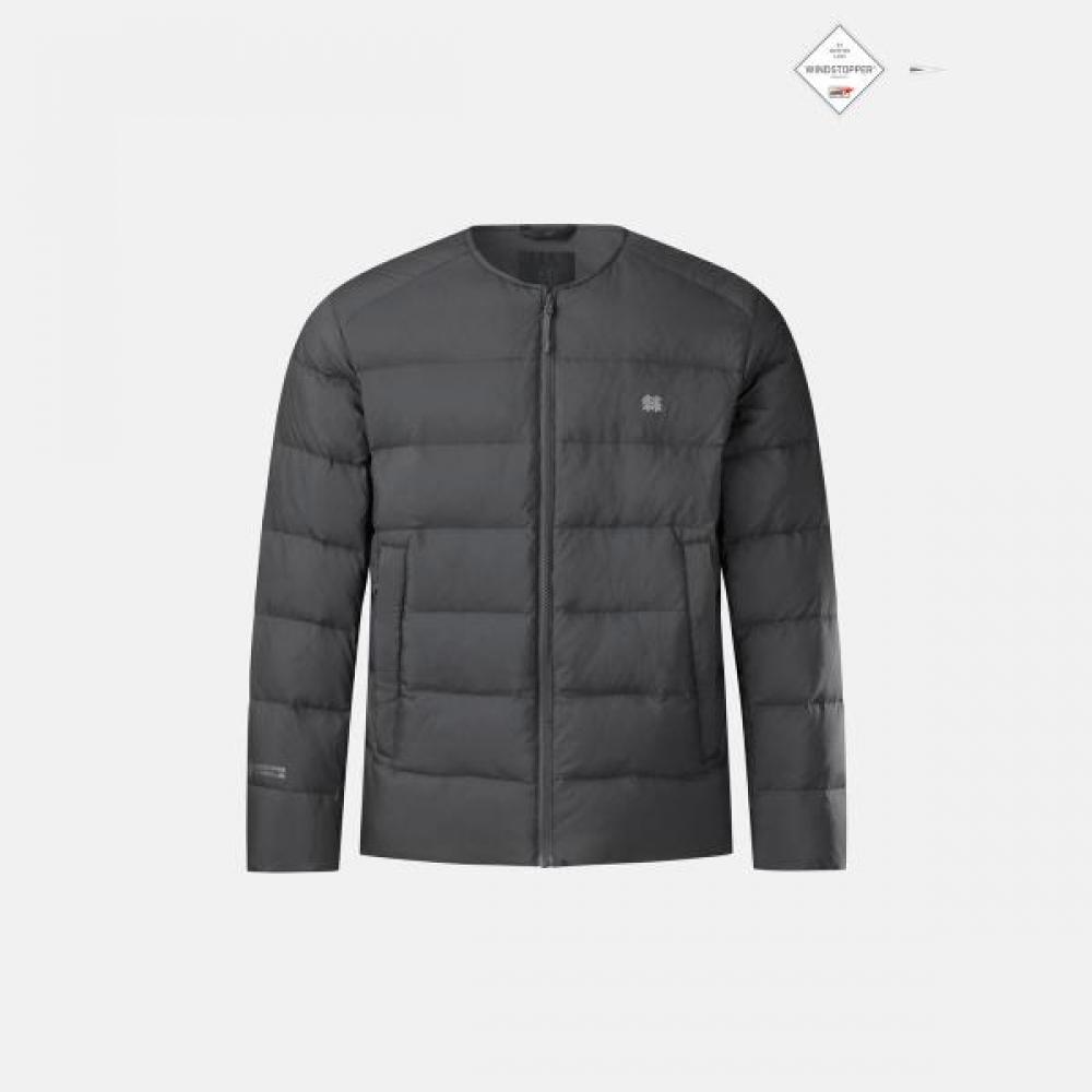 Kolon Sport Men S U Neck Lightweight Down Jacket charcoal/95