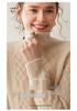 Women's High Neck Zipper Cashmere Sweater: Thick Cable Knit, Loose Fit, Slimming Base Layer for Autumn/Winter